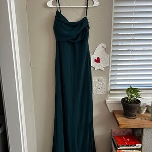 Lulu's Deep Teal Maxi Dress